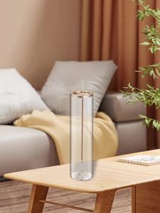 2 Chiếc Lọ Đốt Trầm Bằng Kính Chống Tro Bay Có Khay Hứng Tro Di Động Dùng Trang Trí Nhà Cửa Thiền Định & Yoga