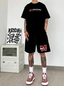 Quần Short Thể Thao Bóng Rổ Mỹ Cỡ Lớn 300 Pound Quần Dài Thường Ngày Chạy Bộ Mùa Hè Cho Nam Quần Dài Năm Điểm Rộng Rãi