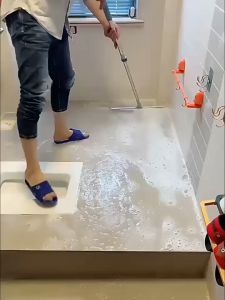 IQONICA 50Cm Floor Mop Cleaning Rotatable Magic Mop Floor Squeegee Bathroom Wiper Broom Floor Cleaning Tool 180 Degree Rotatable
