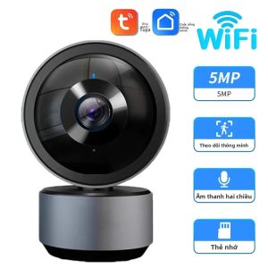 Camera IP WiFi 5MP Giám Sát Trẻ Em Giám Sát Không Dây Trong Nhà Theo Dõi Tự Động Âm Thanh Hai Chiều Video Cam Hỗ Trợ iOS Android Tuya
