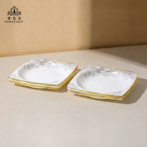 mornenjoy | Ceramic Bone China Kitchen Dinnerware Set
