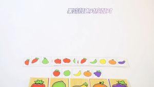 Đồ Chơi Sắp Xếp Kết Hợp Trái Cây Củ Quả Montessori Trò Chơi Ghép Hình Giáo Dục Sớm Trẻ Em Phát triển Trí Tuệ