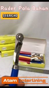 ( 1 Box isi 12 pcs ) Rader Tracing Wheel | Rader Alat Pola Jahit Gerigi | Rader Alat Pola Bahan | Rader Alat Penanda Pola Bahan | Rader Alat Penanda Bahan | Rader Plastik | Rader