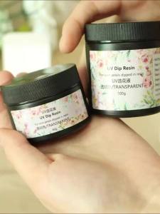 Keo Dán Nhựa UV DIP 100ml Dùng Cho Hoa Dây Trong Suốt Bóng Cao Chất Lượng Cao Dùng Để Làm Đồ Trang Sức