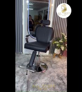 Barber chair เก้าอี้ตัดผม โต๊ะตัดผมชาย โกนหนวด บาร์เบอร์ ตัดผมชาย หนัง PU ที่ดีเยี่ยม ปั๊มน้ำมันไฮดรอลิค วินเทจ เบาะหลังที่นั่งที่สบาย
