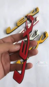 EMBLEM MOTOR LEXI EKSTERIOR YAMAHA VARIASI TIMBUL 3D BAHAN RESIN