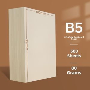 Yala Daling Paper A4 Size 80g White And Yellow for Eye Protection 8K B5 Yellow Exercise Paper 100g 120g Printing Paper for Exams Books