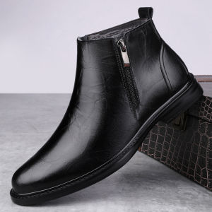 NUDANLAI | Mens New 2025 Fall Winter Leather Chelsea Boots