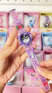 Jam Tangan Anak Import LED 3D Lucu Sanrio Melody Kuromi Cinamarol