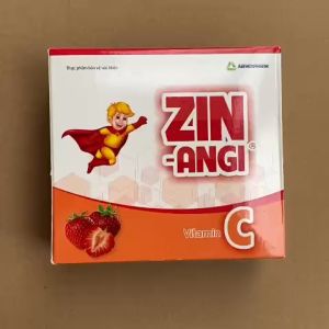Siro tăng sức đề kháng cho bé tăng cường miễn dịch phụ nữ mang thai ZIN ANGI - Hộp 20 ống uống 10 ml Siro Kẽm + Vitamin C