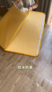 Thảm Cát Cho Mèo 2 Lớp Loại Dày Thảm Hứng Cát Vệ Sinh Khu Vực Khay Mèo Kích Thước 45x30cm