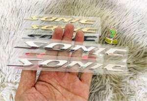 Tem chữ nổi 3D Sonic 150 tem nổi gia công sắc nét (giá 1 cặp)