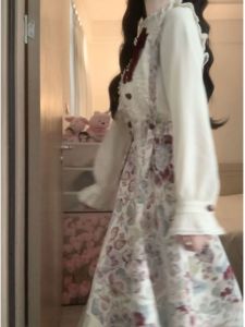 CHANGTONG | Elegant Unique French Retro Two-Piece Set Dress