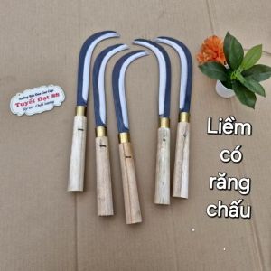 Liềm Cắt Dừa Liềm cắt Cỏ Làm Vườn Hàng Dày Khỏe Có Răng Chấu Sắc Bén