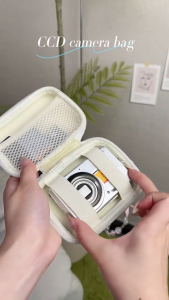 CCD Camera Hard Case EVA Protective Storage Box–Shockproof Anti-Drop with Compartments for Cables Chargers and Accessories