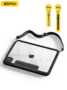 Zoyu | Transparent Protective Shell 11 inch Shockproof Foldable Rotating Stand