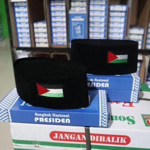peci palestin bisa request nama sendiri/peci NU request nama/peci songkok polosan