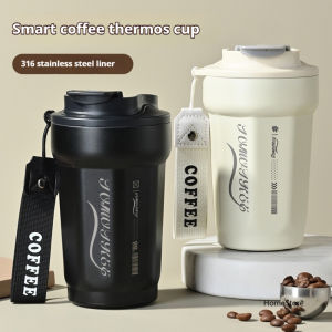 480ML Intelligent Digital LED Temperature Display Coffee Cup Stainless Steel Insulated Cup Vacuum Flask Smart Travel Coffee Mug