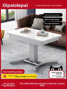 OLEPA | Multifunctional Adjustable Dining Table Tea Table