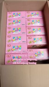 Peeled Gummy Permen Lunak Aneka Rasa Buah DSM 1 box isi 30pcs