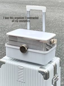 Largecapacity light luxury cosmetic organizer desktop skincare box