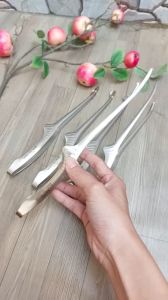 Kẹp gắp đồ nướng inox kiểu Nhật dài 30cm chuyên dùng trong quán nướng BBQ nhà hàng khách sạn