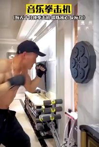 Smart Music Boxing Machine Wall Target LED Lighted Sandbag Relaxing Reaction Training Target