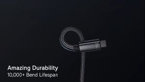 Cáp sạc nhanh Type-C to Type-C PD 240W Baseus CAWJ Tungsten Gold Fast Charging Data Cable