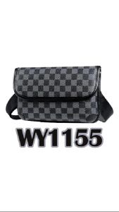 Tas Selempang Pria Anyam Waterproof SlingBag Kulit Tas Bahu Pria New Collection -WY1155