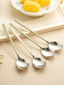 onlycook | Cream Colored Household Korean Small Spoon