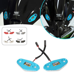 Motorcycle Accessories Rearview Mirrors Seat Cover Decorative LED Light Mirror Base Light For 675SR 675SRR 675SR-R 675 SR SRR