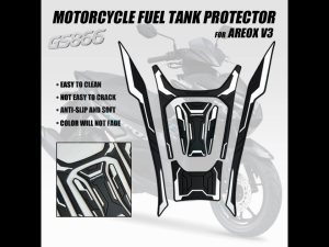 For Yamaha Aerox 155 V3 Turbo Tank Pats Protector Anti Slip Premium Rubber Fuel Tank Protection
