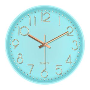 Wall Clock 35cm Premium Silent Non-Ticking with Night Light Glow In The Dark Clocks Jam Dinding Besar