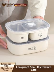 Snainy | Microwave-Safe Large Capacity 304 Stainless Steel Lunch Box