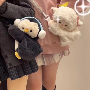 JIFANPAUL | Cute Penguin Plush Crossbody Bag