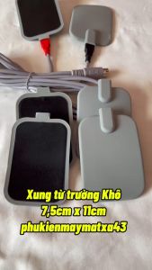 Tấm điện cực cao su khô dùng cho máy DDS miếng tiếp điện âm Phụ kiện máy dds... kích thước 7cm x 11cm