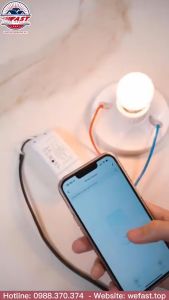 Giá Sỉ - Công Tắc Điều Khiển Thông Minh Không Dây Từ Xa Wifi Smart Switch Hẹn Giờ Bật/Tắt Điều Khiển Qua App