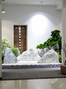 Landscape Decoration Artificial Snow Wave Stone Indoor Dried Mountain Water Garden Villa Lawn Fake Mountain Stone Ornament
