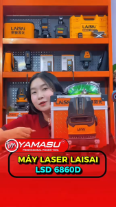 Máy Cân Bằng Laser LAISAI 5 Tia Xanh LSG6860D Siêu Sáng Độ Chuẩn Cao Chính Hãng Bảo Hành 1 Năm