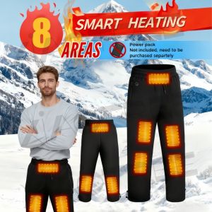 Winter Heated Pants 8-Zone Heating with Dual Control3-Temperature SettingsPerfect for Hiking and Cold Weather Work as Casual