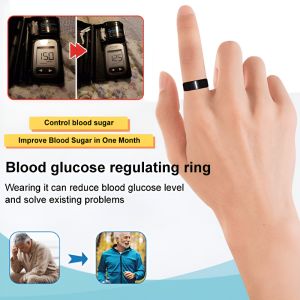 Sugar Regulator Rings Reduce Blood Sugar Control Ring Relieve Diabetes Blurred Vision Magnetic Therapy Sugar Regulator Rings
