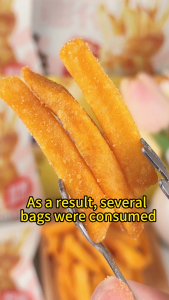 Halal Honey Butter Potato Sticks Crispy Vegetable Snacks Chinese Potato Chips & Keropok 40g