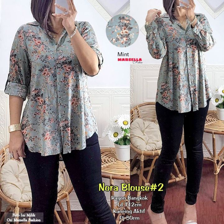 Apolina｜meera blouse almond APOLINA MEERA BLOUSE (almond) - SEN_TO_SENCE