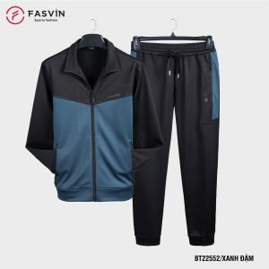 Bộ quần áo thể thao nam Fasvin BT22552.HN vải thun cao cấp co giãn thoải mái chất lượng hàng nhà máy