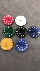 Starry Sky 29mm Red/Orange/Yellow/Green/Blue/Black/White Sunberst Watch Dial With Luminous Fit For NH35 Movement Watch Accessory