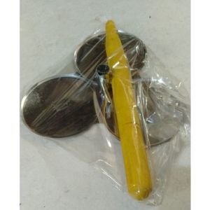 CETAKAN PEYEK STAINLESS DIAMETER 9CM ISI 3 LUBANG // CETAKAN PEYEK BULAT