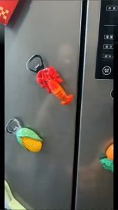 ส่วนบุคคลและสร้างสรรค์สติกเกอร์ตู้เย็นแม่เหล็กที่เปิดขวด 3D สติกเกอร์ตกแต่งแม่เหล็กเบียร์ DRIVER ที่เปิดขวดไวน์แดง