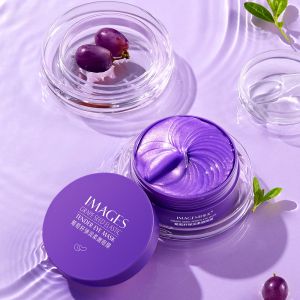 Grape Seed Eye Mask Patches Brighten Dark Circles Fine Lines Lifting Tightening Bags Eye Care Beauty Skincare Moisturizing