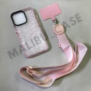 2ND LANYARD TEBAL DIAMOND SLING CASE ANTI KNOCK IPHONE 15 16 PRO MAX 14 13 12 11 X XS XR PLUS LANYARD SOFT CASE / SLING CASE TALI