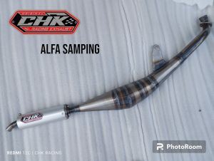 knalpot racing ALFA model samping